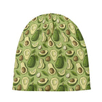 Cartoon Avocado Pattern Print Beanie