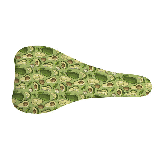 Cartoon Avocado Pattern Print Bicycle Seat Cover