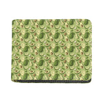 Cartoon Avocado Pattern Print Bifold Wallet