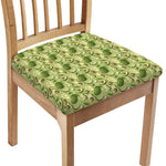 Cartoon Avocado Pattern Print Chair Cushion Cover
