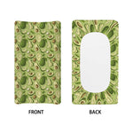 Cartoon Avocado Pattern Print Changing Pad Cover