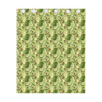 Cartoon Avocado Pattern Print Curtain