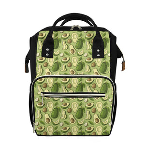 Cartoon Avocado Pattern Print Diaper Bag