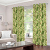 Cartoon Avocado Pattern Print Extra Wide Grommet Curtains