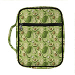 Cartoon Avocado Pattern Print Front Pocket Bible Bag