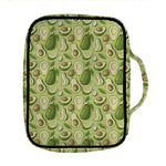 Cartoon Avocado Pattern Print Front Pocket Bible Bag
