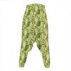 Cartoon Avocado Pattern Print Hammer Pants