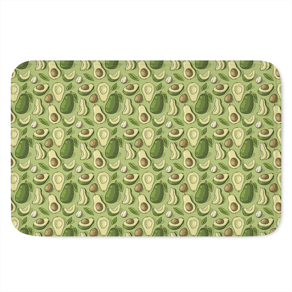 Cartoon Avocado Pattern Print Indoor Door Mat
