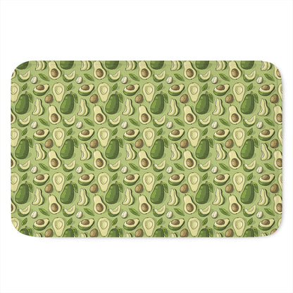 Cartoon Avocado Pattern Print Indoor Door Mat