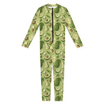 Cartoon Avocado Pattern Print Jumpsuit