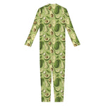 Cartoon Avocado Pattern Print Jumpsuit