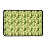 Cartoon Avocado Pattern Print Kitchen Mat