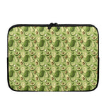 Cartoon Avocado Pattern Print Laptop Sleeve