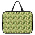 Cartoon Avocado Pattern Print Laptop Sleeve With Handle