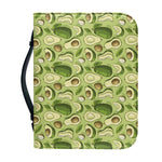 Cartoon Avocado Pattern Print Leather Bible Cover