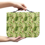 Cartoon Avocado Pattern Print Leather Bible Cover