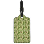 Cartoon Avocado Pattern Print Luggage Tag