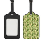 Cartoon Avocado Pattern Print Luggage Tag