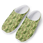 Cartoon Avocado Pattern Print Mesh Casual Shoes