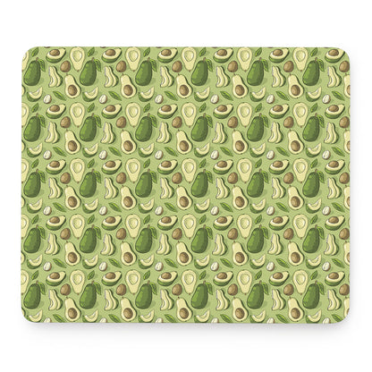 Cartoon Avocado Pattern Print Mouse Pad