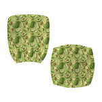Cartoon Avocado Pattern Print Office Chair Cover