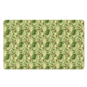 Cartoon Avocado Pattern Print Polyester Doormat