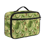 Cartoon Avocado Pattern Print Portable Lunch Bag