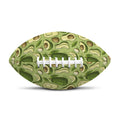 Cartoon Avocado Pattern Print Rugby Ball