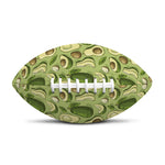 Cartoon Avocado Pattern Print Rugby Ball