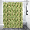 Cartoon Avocado Pattern Print Shower Curtain