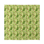 Cartoon Avocado Pattern Print Silk Bandana