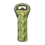Cartoon Avocado Pattern Print Single Neoprene Wine Tote