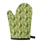 Cartoon Avocado Pattern Print Single Oven Mitt