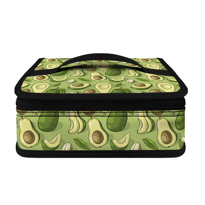 Cartoon Avocado Pattern Print Small Lunch Bag