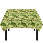 Cartoon Avocado Pattern Print Tablecloth