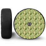 Cartoon Avocado Pattern Print Tire Cover With Camera Hole