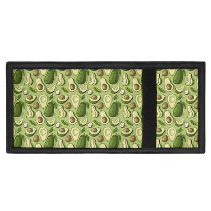 Cartoon Avocado Pattern Print Trifold Wallet