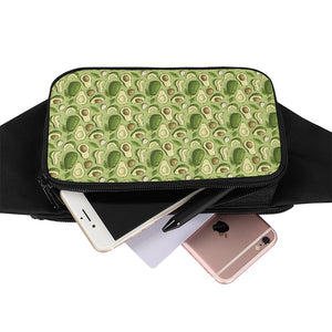 Cartoon Avocado Pattern Print Waist Bag