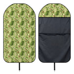 Cartoon Avocado Pattern Print Waterproof Car Seat Cover