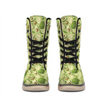 Cartoon Avocado Pattern Print Winter Boots