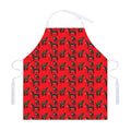 Cartoon Balearic Donkey Pattern Print Adjustable Apron