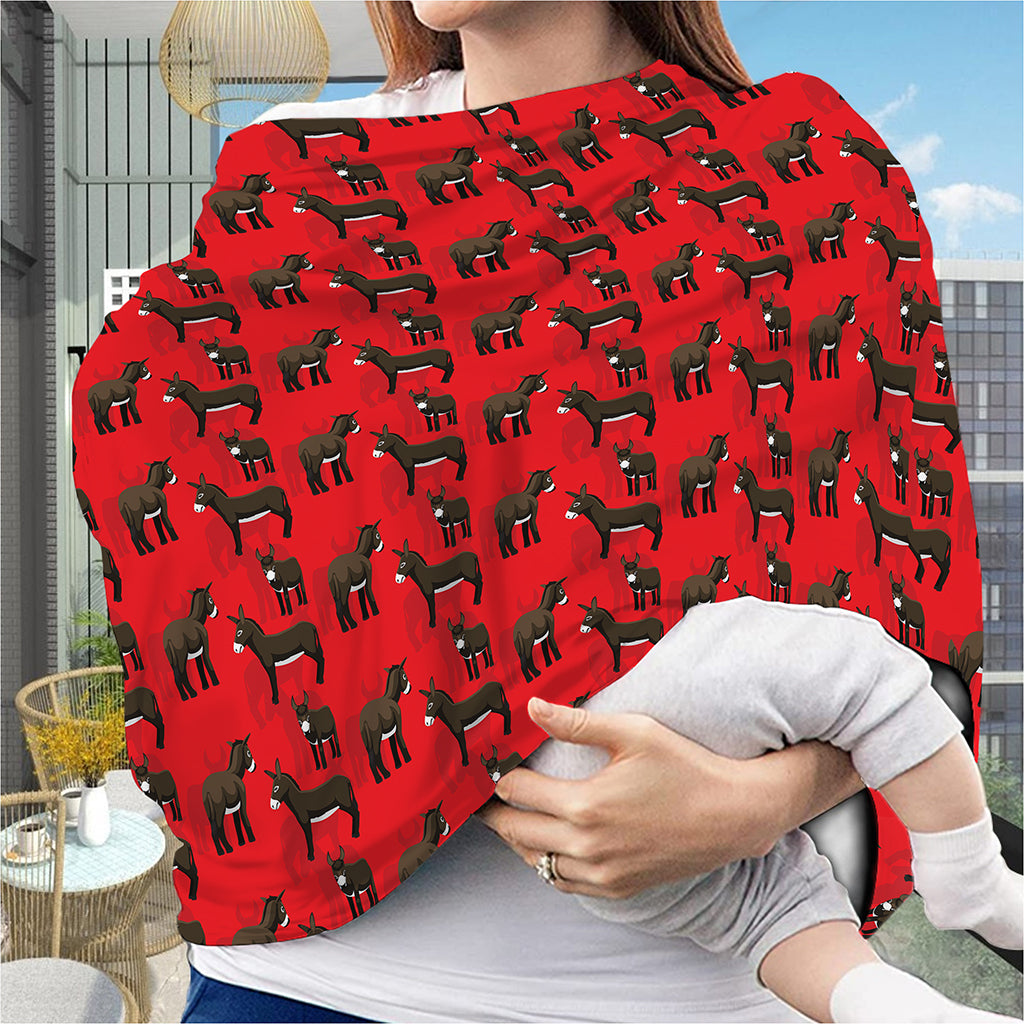 Cartoon Balearic Donkey Pattern Print Baby Seat Cover