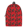 Cartoon Balearic Donkey Pattern Print School Backpack