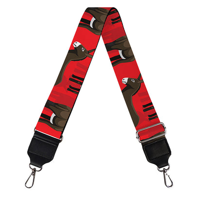 Cartoon Balearic Donkey Pattern Print Bag Strap