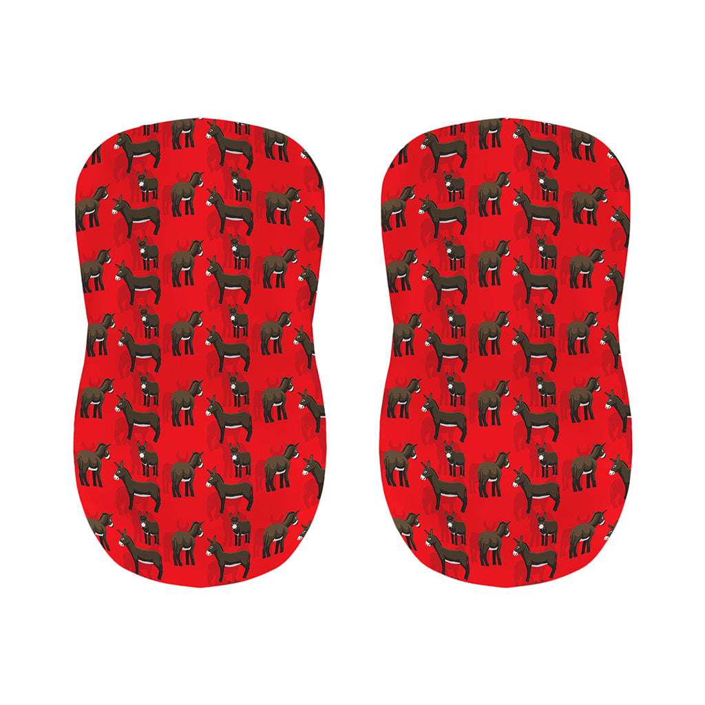 Cartoon Balearic Donkey Pattern Print Bar Stool Covers