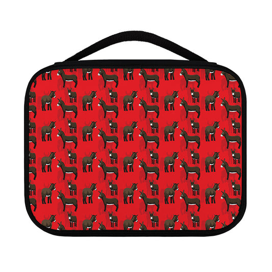 Cartoon Balearic Donkey Pattern Print Classic Bible Case