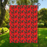 Cartoon Balearic Donkey Pattern Print Garden Flag