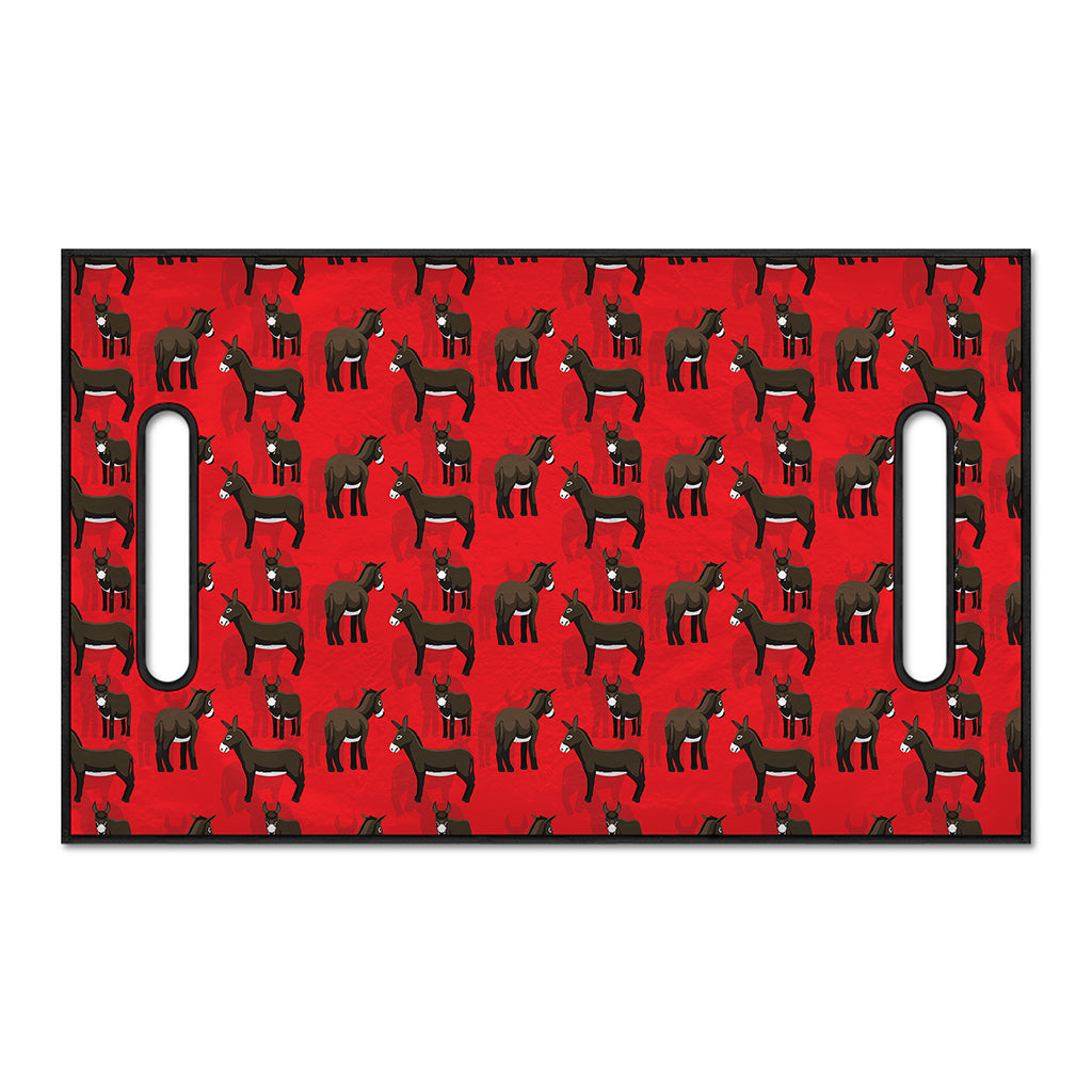 Cartoon Balearic Donkey Pattern Print Golf Cart Seat Cover