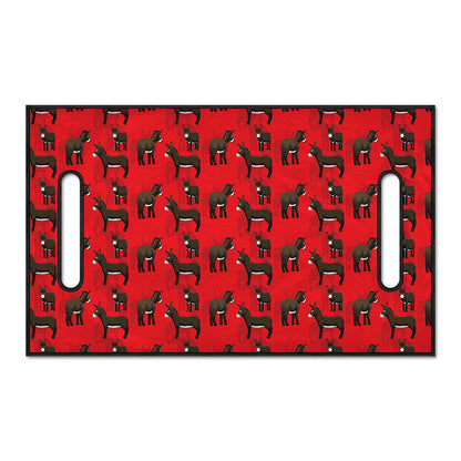 Cartoon Balearic Donkey Pattern Print Golf Cart Seat Cover