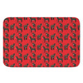 Cartoon Balearic Donkey Pattern Print Indoor Door Mat